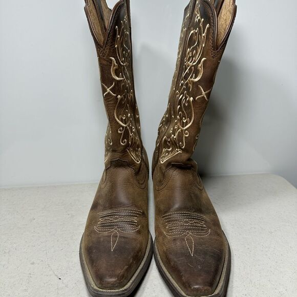 Twisted X Brown Leather Cowboy Western Boots Womens Size US 6,5 B YXP00022 - Picture 2 of 6